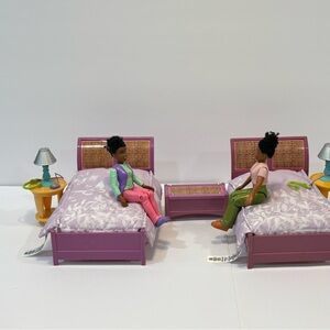 Fisher Price dollhouse  furniture Loving Family bedroom.